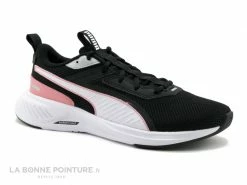 Le moins cher ? Junior Puma SCORCH RUNNER Noir Peony - Basket Running Noire Et Rose ?