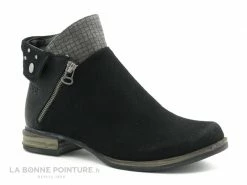 Promo ? Femme Delires De Filles ADELA Suede Noir LN162 - ? Boots ?