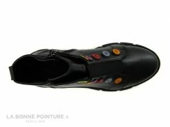 Offres ✨ Karyoka Gaviot 501 Black ? Boots Femme Noires Zip Elastique Boutons ? -Mustang Shop unnamed file 3590