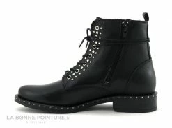 Promo ✔️ Moran's Femme Morans Bekki Noir- ? Boots Lacets Et Zip ❤️ -Mustang Shop unnamed file 3615