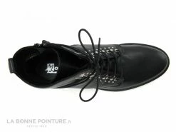 Promo ✔️ Moran's Femme Morans Bekki Noir- ? Boots Lacets Et Zip ❤️ -Mustang Shop unnamed file 3618