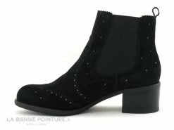 Meilleur prix ? Femme MamZelle LUDON Velours Noir - Bottine Chelsea ? -Mustang Shop unnamed file 3642