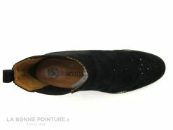 Meilleur prix ? Femme MamZelle LUDON Velours Noir - Bottine Chelsea ? -Mustang Shop unnamed file 3645