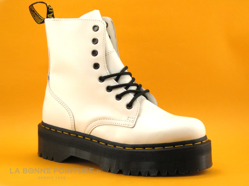 Bon marché ✨ Femme Dr Martens JADON White Polished - 15265100 - Bottine Blanche ? 5 Bon marché ✨ Femme Dr Martens JADON White Polished - 15265100 - Bottine Blanche ? – Image 5
