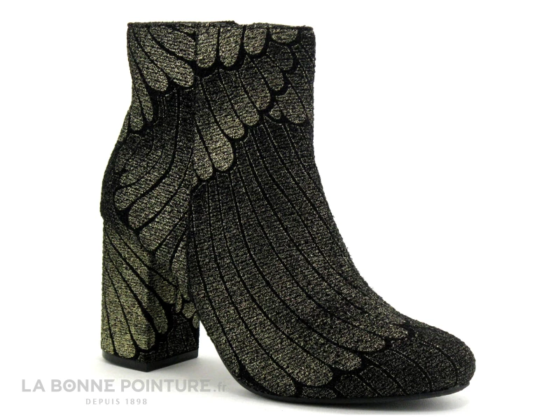 De gros ❤️ Femme Enza Nucci QL3308 - Noir Or - ? Boots Talon Haut ? 5 De gros ❤️ Femme Enza Nucci QL3308 - Noir Or - ? Boots Talon Haut ? – Image 5