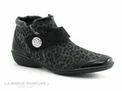 Coupon ? Geo Reino ISTABA Noir Leopard - Bottine Femme ✨