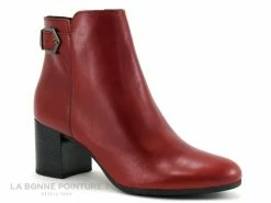Meilleure affaire ? ShoeLab Lupita Rouge - Bottine Femme Talon Large ? -Mustang Shop unnamed file 3775