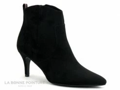 Remise ? Femme Marco Tozzi 2-25338-23 Black Comb - Bottine Pointue Talon Haut ?