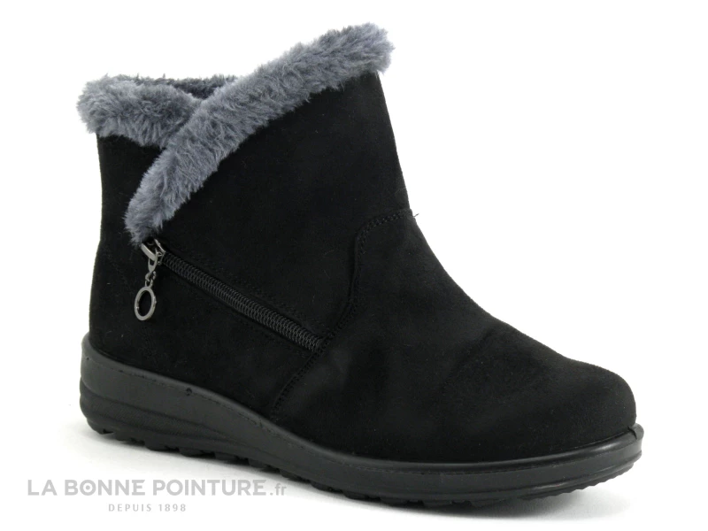 Remise ? Sweet R CATAPLA Noir - Fourrure Grise - ? Boots Fourree Femme ? 5 Remise ? Sweet R CATAPLA Noir - Fourrure Grise - ? Boots Fourree Femme ? – Image 5