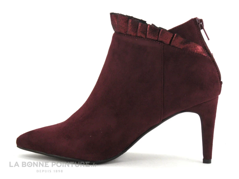 Top 10 ⌛ Femme The Divine Factory QL3812 Bordeaux - Fronces - Bottine Talon Aiguille ? 3 Top 10 ⌛ Femme The Divine Factory QL3812 Bordeaux - Fronces - Bottine Talon Aiguille ? – Image 3