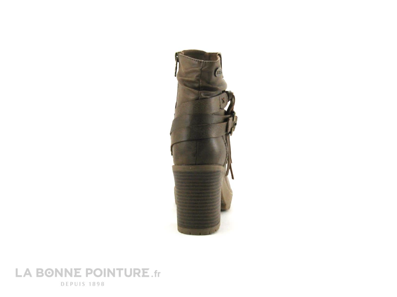 Meilleur prix ? Femme Xti Basic 69216 Taupe - Bottine Talon Haut Large ? 4 Meilleur prix ? Femme Xti Basic 69216 Taupe - Bottine Talon Haut Large ? – Image 4