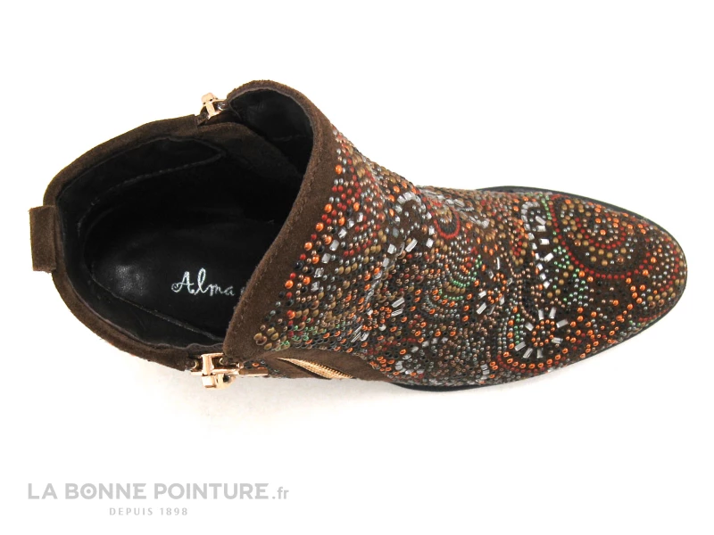 Les meilleures critiques de ? Femme Alma En Pena I18282 - Marron - Perles - ? Boots Western Talon Haut ? 6 Les meilleures critiques de ? Femme Alma En Pena I18282 - Marron - Perles - ? Boots Western Talon Haut ? – Image 6