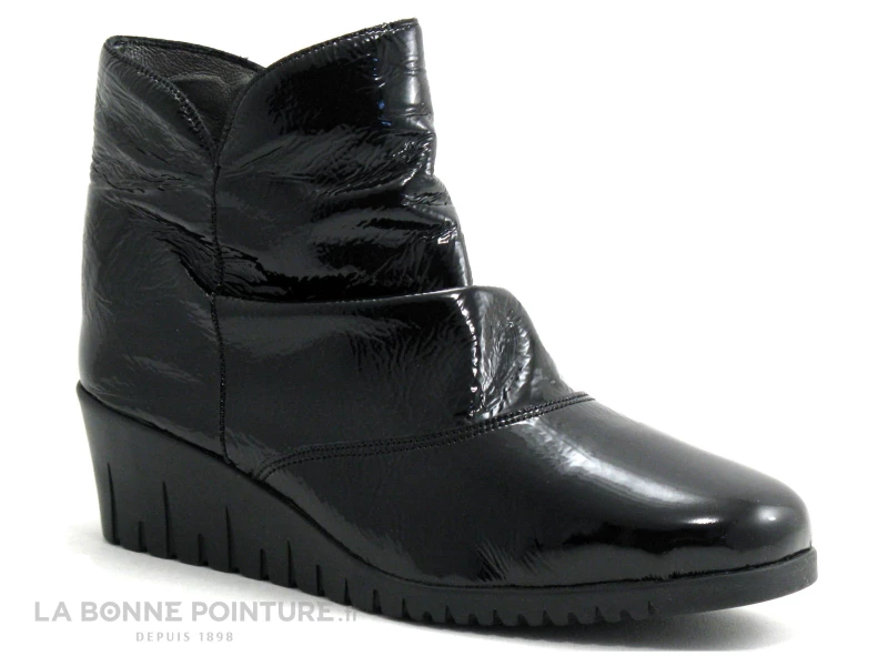 Meilleur prix ⭐ Pedi Girl COCKER Noir Verni - ? Boots Compensees Femme ⭐ 5 Meilleur prix ⭐ Pedi Girl COCKER Noir Verni - ? Boots Compensees Femme ⭐ – Image 5