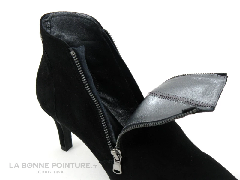 De gros ? Femme Geo Reino YNOURE Velours Noir - Bottine Pointue Talon Aiguille ⭐ 5 De gros ? Femme Geo Reino YNOURE Velours Noir - Bottine Pointue Talon Aiguille ⭐ – Image 5