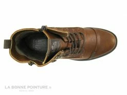 Nouveau ? Mustang ? Shoes Femme Mustang 1293-517-307 Cognac - Bottine Marron Lacet Et Zip ? -Mustang Shop unnamed file 3992