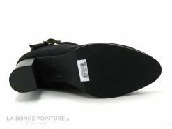 Sortie ? Femme The Divine Factory QL4549 Velours Noir - Bottine Talon Haut ? -Mustang Shop unnamed file 3996