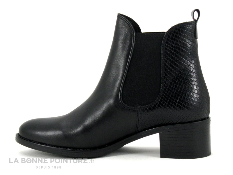 Offres ✨ We Do CO99120BA Noir - Noir Python - Bottine Chelsea Femme ? 3 Offres ✨ We Do CO99120BA Noir - Noir Python - Bottine Chelsea Femme ? – Image 3