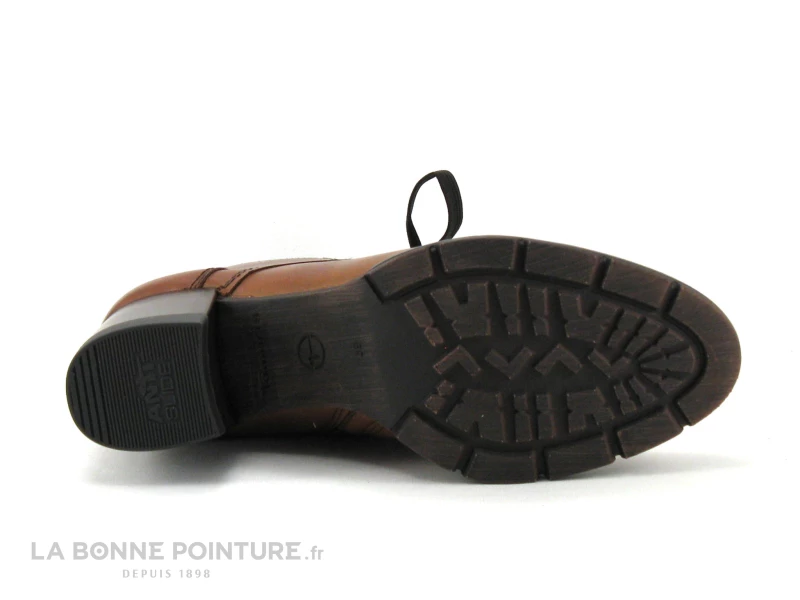 Budget ✨ Femme Tamaris 1-25103-27 Cognac Leather - Bottine Marron Talon Epais ? 7 Budget ✨ Femme Tamaris 1-25103-27 Cognac Leather - Bottine Marron Talon Epais ? – Image 7