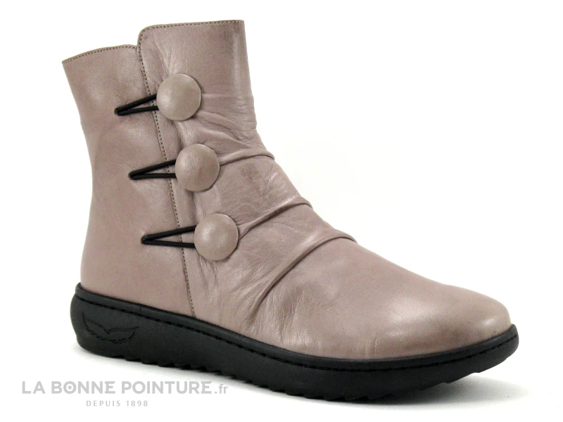 Acheter ? Karyoka DANET 2724 - Bottine Femme Cuir Taupe - 3 Boutons ? 1 Acheter ? Karyoka DANET 2724 - Bottine Femme Cuir Taupe - 3 Boutons ?