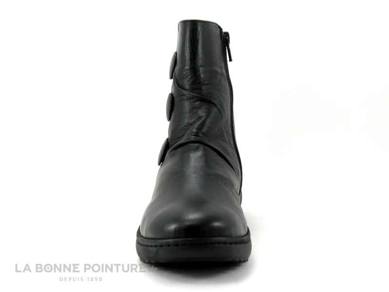Bon marché ? Femme Karyoka 2724 DANET Noir - Bottine Cuir Noir - 3 Boutons ? 2 Bon marché ? Femme Karyoka 2724 DANET Noir - Bottine Cuir Noir - 3 Boutons ? – Image 2