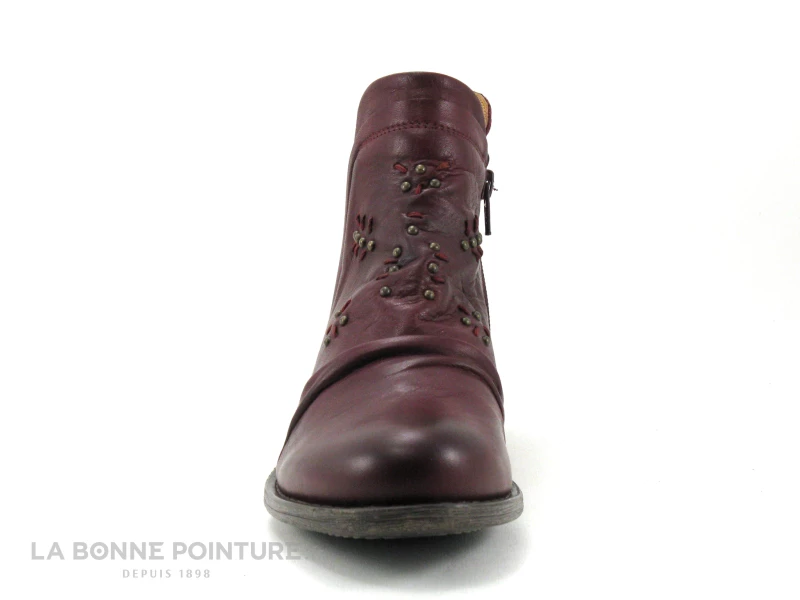 Bon marché ✨ Lou Kristensen IB20758 Bordeaux - Petits Clous - Bottine Femme ? 2 Bon marché ✨ Lou Kristensen IB20758 Bordeaux - Petits Clous - Bottine Femme ? – Image 2