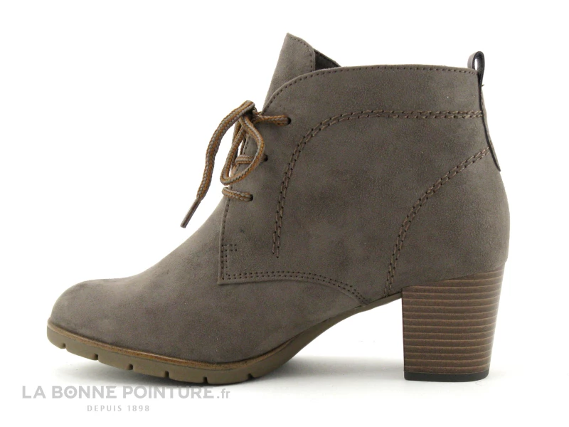 Coupon ? Femme Marco Tozzi 2-25107-27 Pepper Comb - ? Boots Talon Haut Marron Taupe ✨ 3 Coupon ? Femme Marco Tozzi 2-25107-27 Pepper Comb - ? Boots Talon Haut Marron Taupe ✨ – Image 3