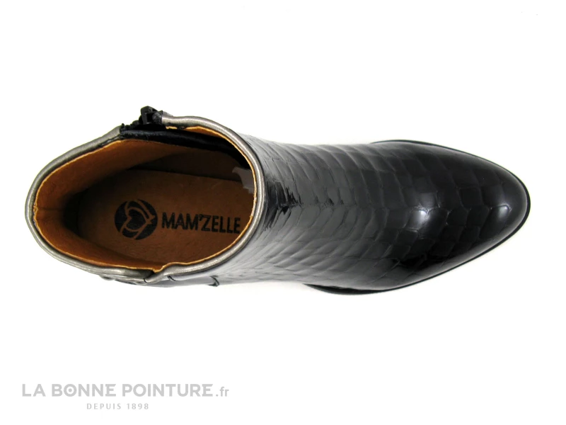 Bon marché ? MamZelle TIKITA Croco Verni Noir - Bottine Femme ? 6 Bon marché ? MamZelle TIKITA Croco Verni Noir - Bottine Femme ? – Image 6
