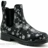 Bon marché ? Femme Dockers 45PN209-610110 Noir - Fleurs - Bottine Elastique Et Zip ? -Mustang Shop unnamed file 4090