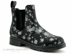 Bon marché ? Femme Dockers 45PN209-610110 Noir - Fleurs - Bottine Elastique Et Zip ? -Mustang Shop unnamed file 4094