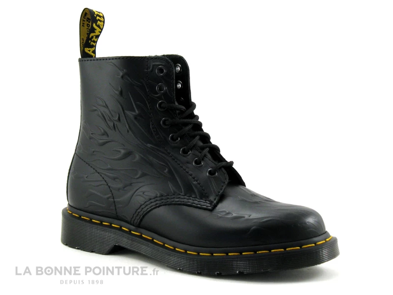 Tout neuf ? Femme Dr Martens 1460 FLAMES Black 27028001 - Flame Polished Smooth - ? Boots ❤️ 1 Tout neuf ? Femme Dr Martens 1460 FLAMES Black 27028001 - Flame Polished Smooth - ? Boots ❤️