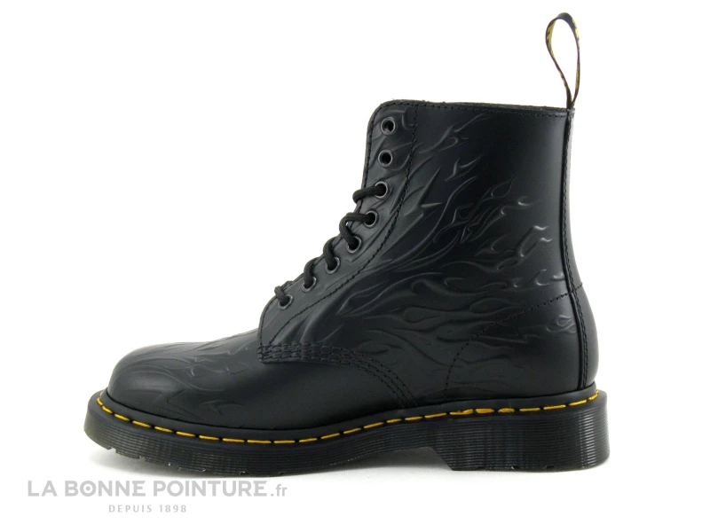 Tout neuf ? Femme Dr Martens 1460 FLAMES Black 27028001 - Flame Polished Smooth - ? Boots ❤️ 3 Tout neuf ? Femme Dr Martens 1460 FLAMES Black 27028001 - Flame Polished Smooth - ? Boots ❤️ – Image 3