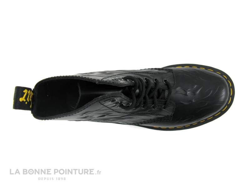 Tout neuf ? Femme Dr Martens 1460 FLAMES Black 27028001 - Flame Polished Smooth - ? Boots ❤️ 6 Tout neuf ? Femme Dr Martens 1460 FLAMES Black 27028001 - Flame Polished Smooth - ? Boots ❤️ – Image 6