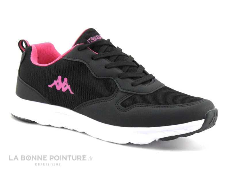 Promo ? Junior Kappa LOGO DELVIS Kid Black Fuchsia - Basket Sport Fille ? 1 Promo ? Junior Kappa LOGO DELVIS Kid Black Fuchsia - Basket Sport Fille ?