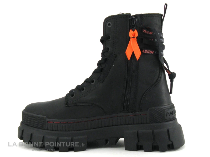 Offres ? Femme Palladium REVOLT Boot Lth Black - 97240-010-M - Bottine Plateforme ? 3 Offres ? Femme Palladium REVOLT Boot Lth Black - 97240-010-M - Bottine Plateforme ? – Image 3