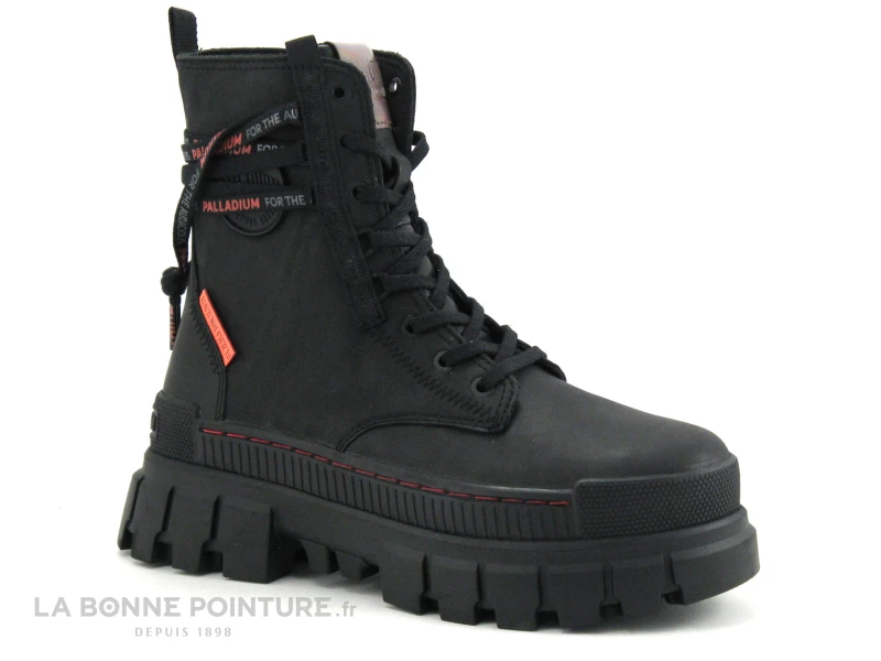 Offres ? Femme Palladium REVOLT Boot Lth Black - 97240-010-M - Bottine Plateforme ? 5 Offres ? Femme Palladium REVOLT Boot Lth Black - 97240-010-M - Bottine Plateforme ? – Image 5