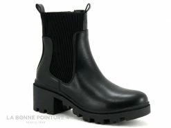 Grosses soldes ⌛ Femme The Divine Factory RW4719 - Bottine Chelsea Avec Zip - Talon Large ?