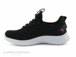 Bon marché ⭐ Streeter BRAIL Noir - Basket Slip On Femme - Maille Noire ? -Mustang Shop unnamed file 423