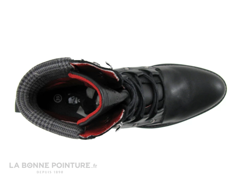 Bon marché ? Moran's Morans SALIXO Noir - Bottine A Lacet Femme - Haut Carreaux Gris ? 6 Bon marché ? Moran's Morans SALIXO Noir - Bottine A Lacet Femme - Haut Carreaux Gris ? – Image 6