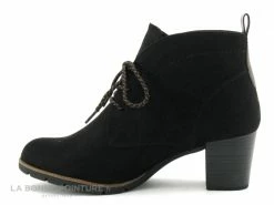 Le moins cher ? Femme Marco Tozzi 2-25107-29 Black - Bottine Noire A Lacet - Talon Haut ? -Mustang Shop unnamed file 4249