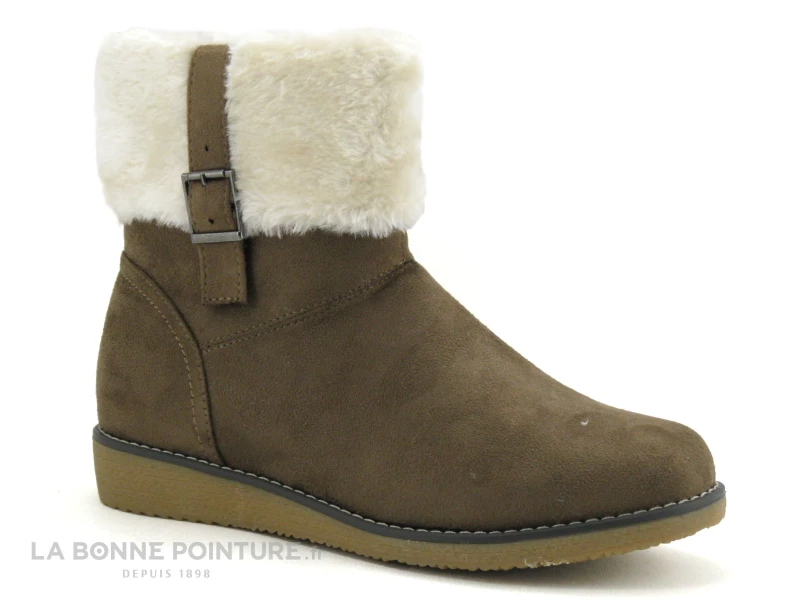 Bon marché ? Dees ? Shoes CEFA Taupe - Haut Peluche Beige - ? Boots Femme ✨ 3 Bon marché ? Dees ? Shoes CEFA Taupe - Haut Peluche Beige - ? Boots Femme ✨ – Image 3