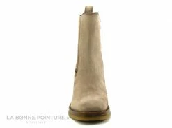Offres ❤️ Femme Bagatt LILLITH Sand - Bottine Beige - Bout Carre Et Talon Haut Epais ? -Mustang Shop unnamed file 4297