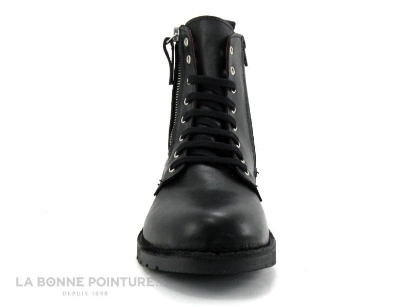 Meilleure vente ? Bran's Brans 13608 Noir - Clous Arriere - ? Boots Femme Cuir Noir ? 2 Meilleure vente ? Bran's Brans 13608 Noir - Clous Arriere - ? Boots Femme Cuir Noir ? – Image 2