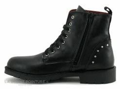 Meilleure vente ? Bran's Brans 13608 Noir - Clous Arriere - ? Boots Femme Cuir Noir ? 9 Meilleure vente ? Bran's Brans 13608 Noir - Clous Arriere - ? Boots Femme Cuir Noir ? -Mustang Shop unnamed file 4331