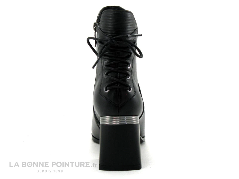 Grosses soldes ? MetamorfOse Metamorf Ose MACY Noir - Lacet Arriere - ? Boots Femme Talon Haut ⌛ 4 Grosses soldes ? MetamorfOse Metamorf Ose MACY Noir - Lacet Arriere - ? Boots Femme Talon Haut ⌛ – Image 4