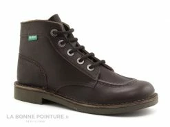 Vente flash ⌛ Femme Kickers Kick Col Marron Fonce 209034-30 92 ?