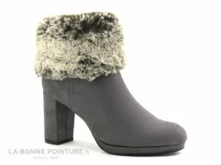Top 10 ? Femme The Divine Factory - TDF3116 - Gris - Col Fourrure - ? Boots Talon ? 11 Top 10 ? Femme The Divine Factory - TDF3116 - Gris - Col Fourrure - ? Boots Talon ? -Mustang Shop unnamed file 4439