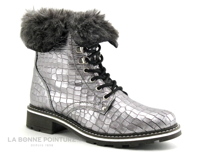 Coupon ✔️ Hooper HERA Platine - Fourrure - ? Boots Femme ❤️ 5 Coupon ✔️ Hooper HERA Platine - Fourrure - ? Boots Femme ❤️ – Image 5