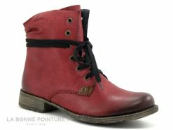 Meilleure vente ? Femme Rieker 70829-35 Wine - Chaussure Montante Bordeaux ✔️