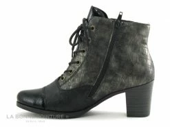 Le moins cher ✨ Femme Rieker Y8938 - Noir - Gris - Bottine Talon Haut ✨ -Mustang Shop unnamed file 4549