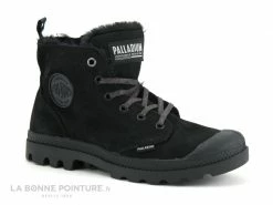 Bon marché ⌛ Femme Palladium PAMPA HI Zip Black - 95982-010M - Chaussure Montante F ?